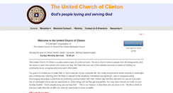 Desktop Screenshot of clintonunitedchurch.org